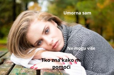 umorna žena